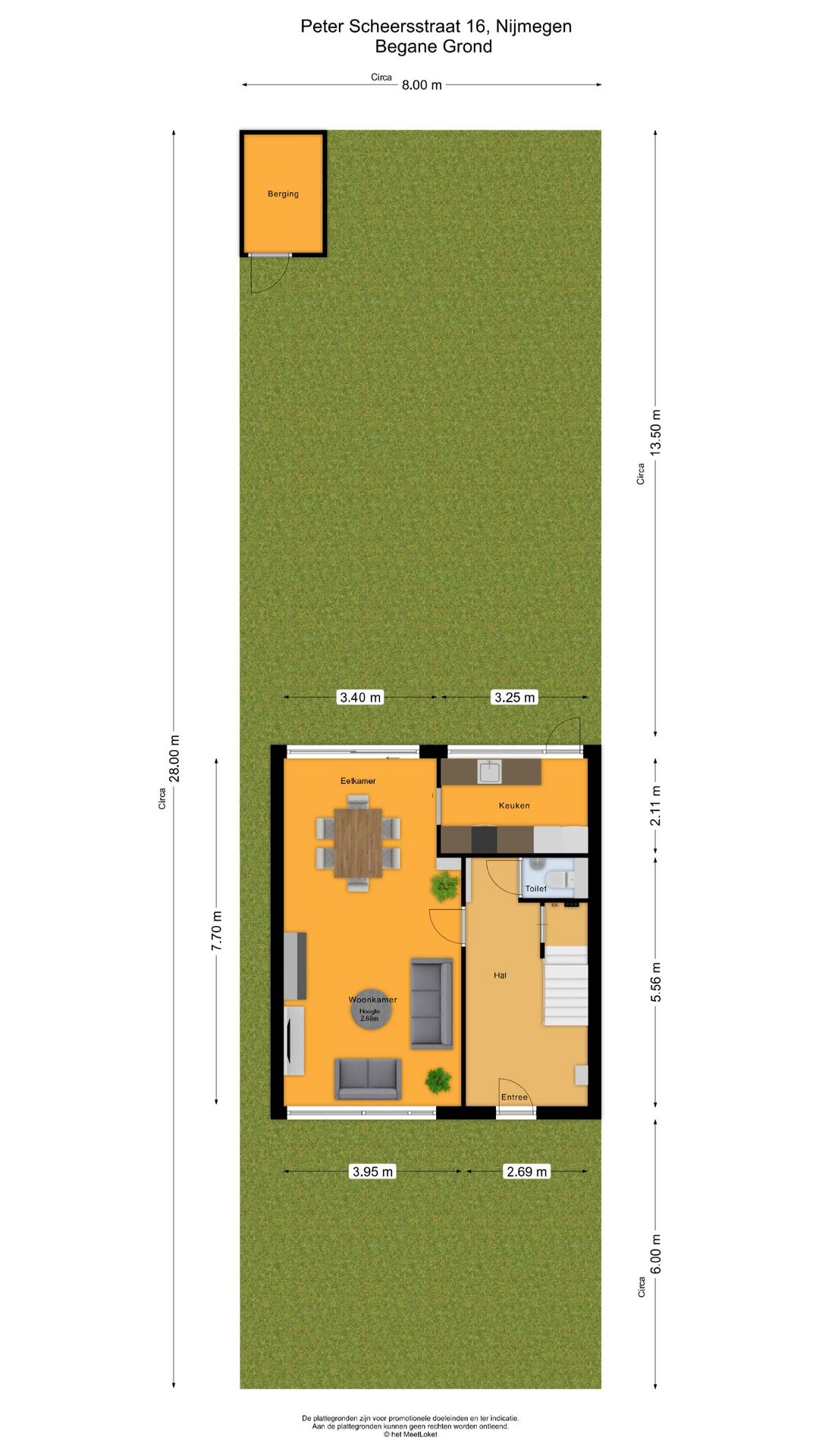Peter Scheersstraat 16 , 6525 DE Nijmegen map
